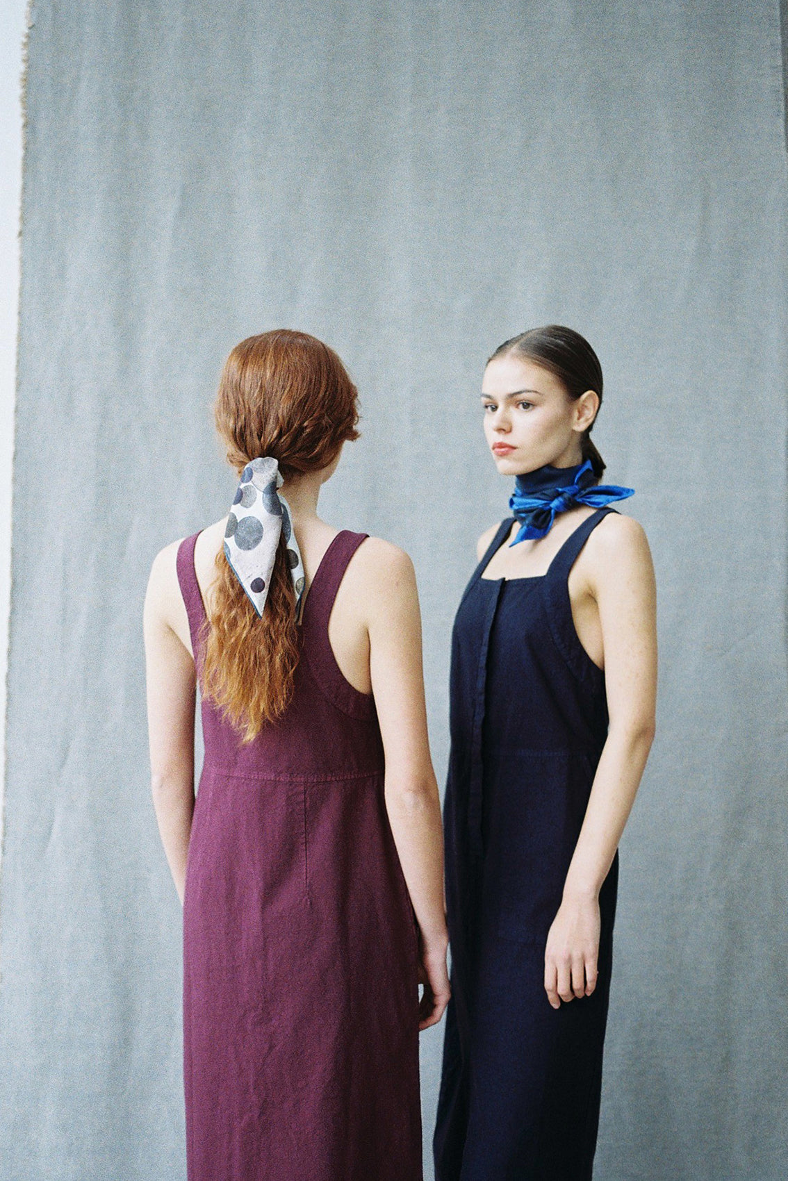 Vestido Utilitario Algodón Rugoso - Vino