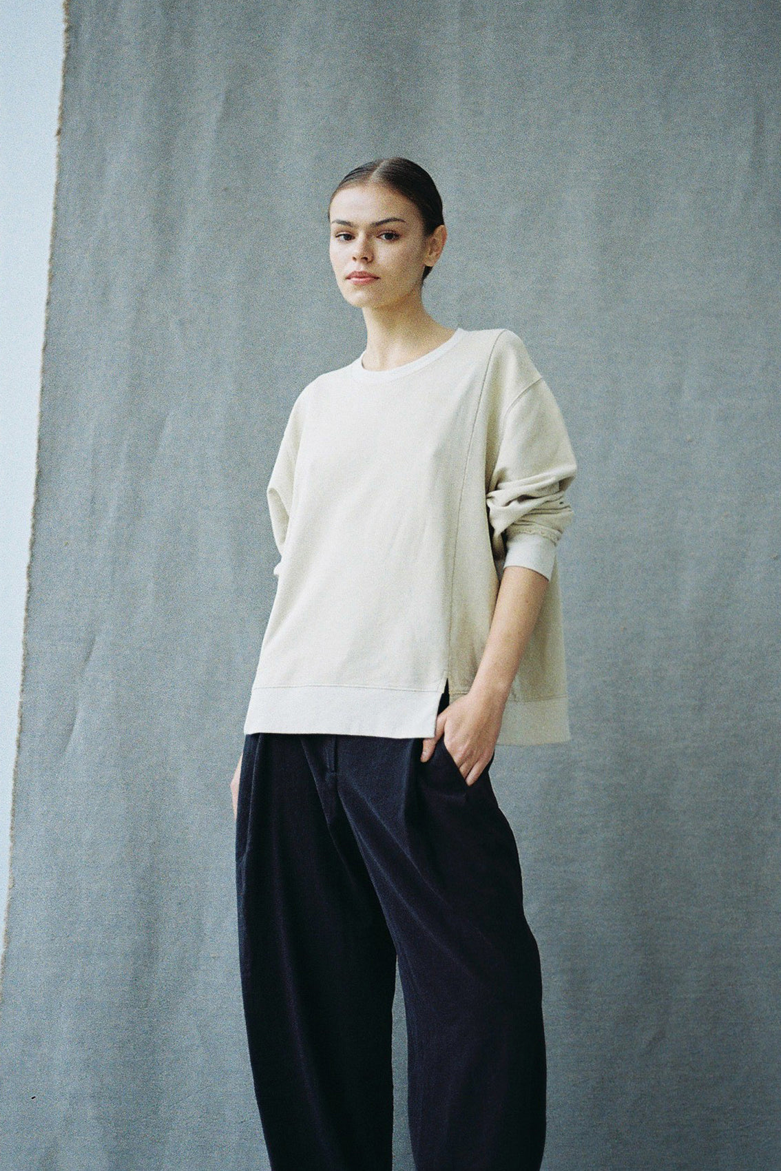 Polerón Algodón Orgánico - Mantequilla