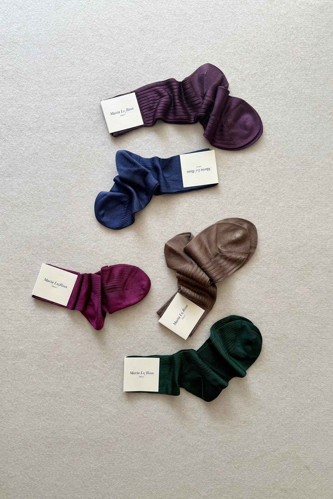 Calcetines Rib de Seda Maria La Rosa