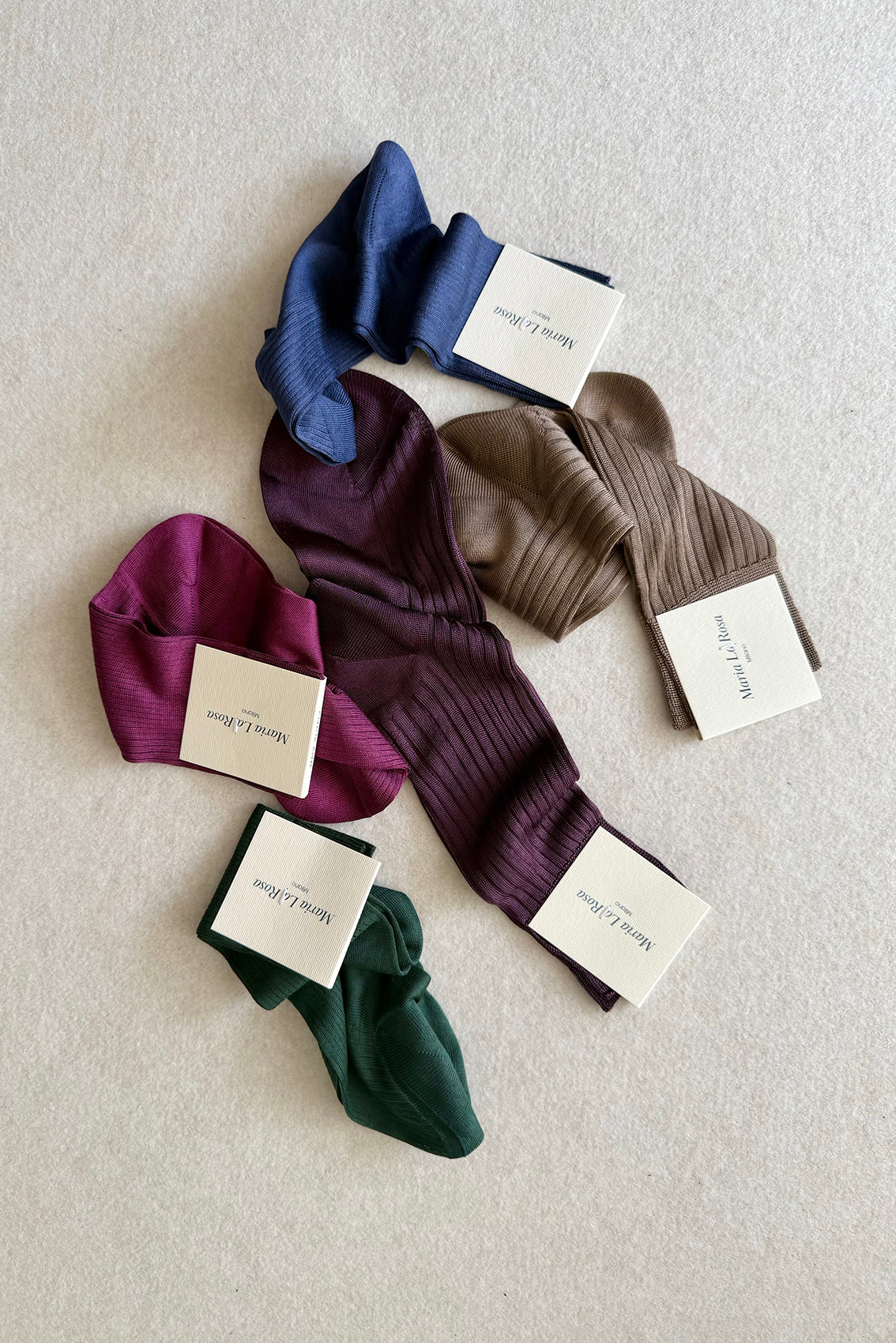 Calcetines Rib de Seda Maria La Rosa