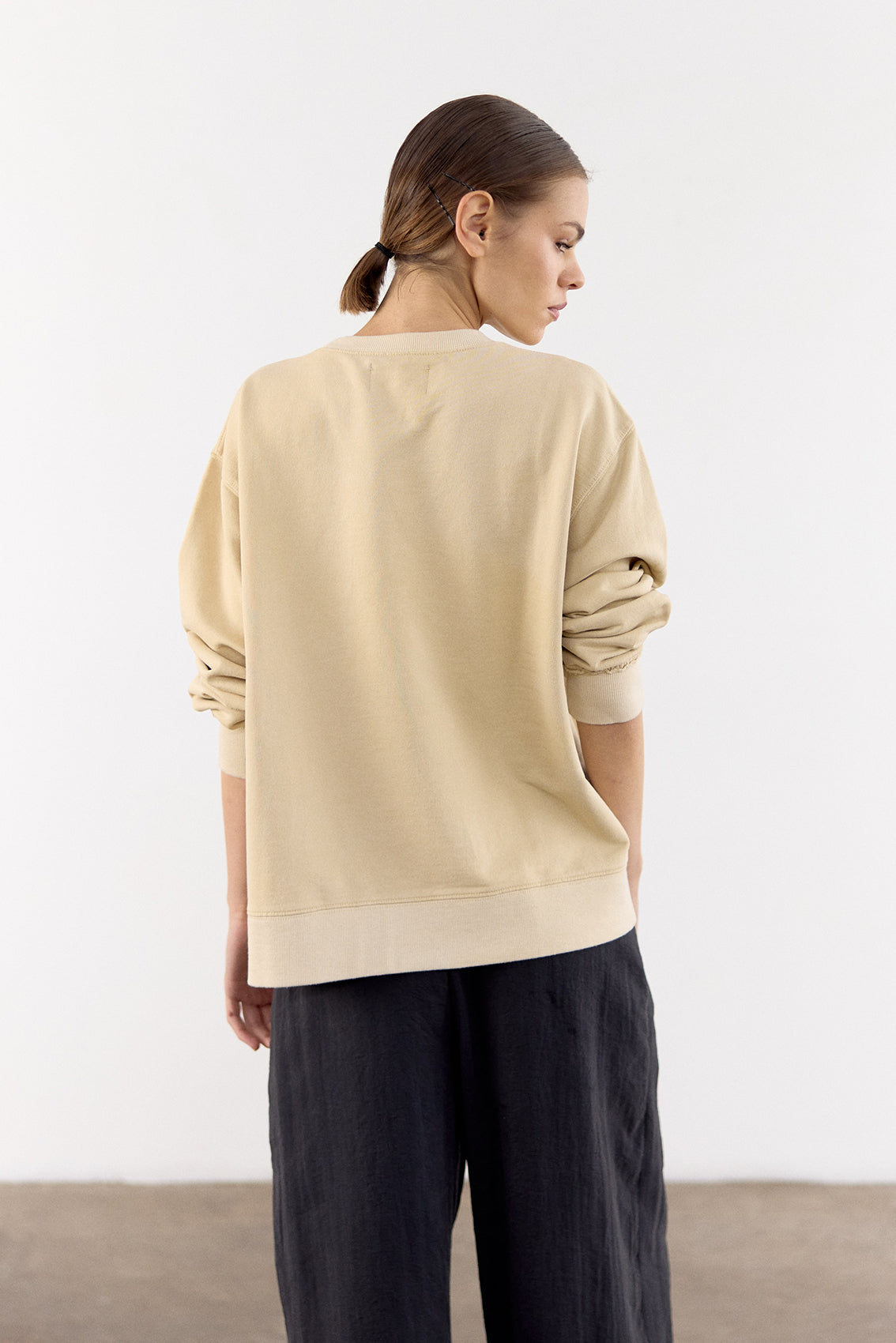 Polerón Algodón Orgánico - Mantequilla