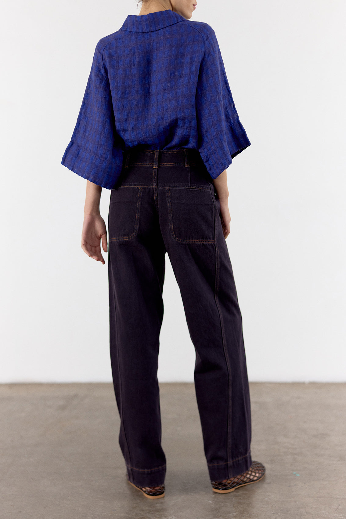 Straight-Fit Recycled Denim Jeans - Medianoche