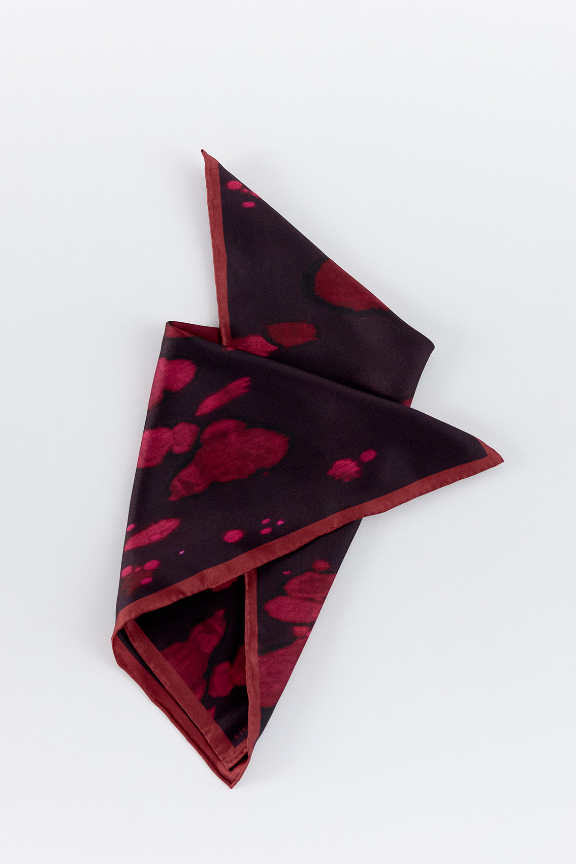 Small Silk Bleach Printed Scarf - Granada