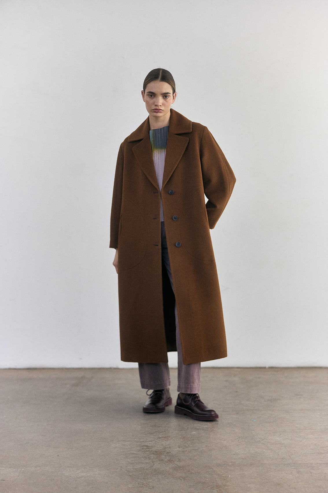 Abrigo Largo Baby Alpaca - Camel