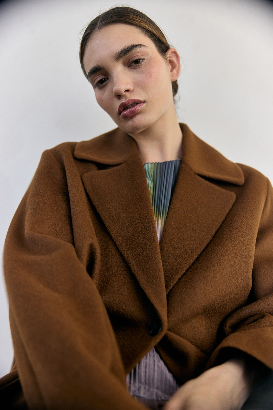 Abrigo Largo Baby Alpaca - Camel