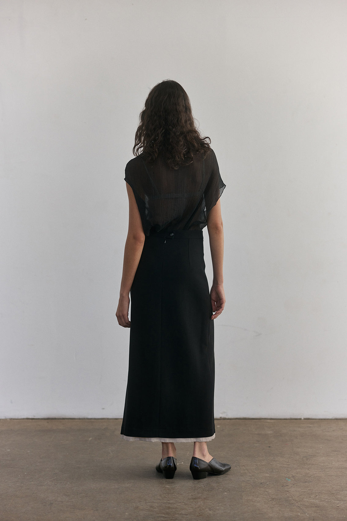 Top Traslúcido Ajustable Lyocell - Ónix