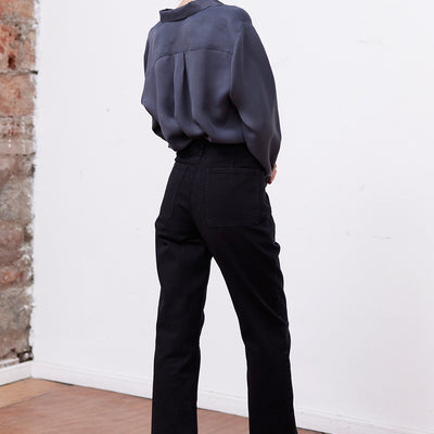 Straight Utility Jeans - Ónix