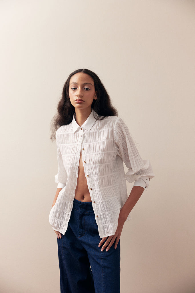 Smocked Shirt Cotton - Sal