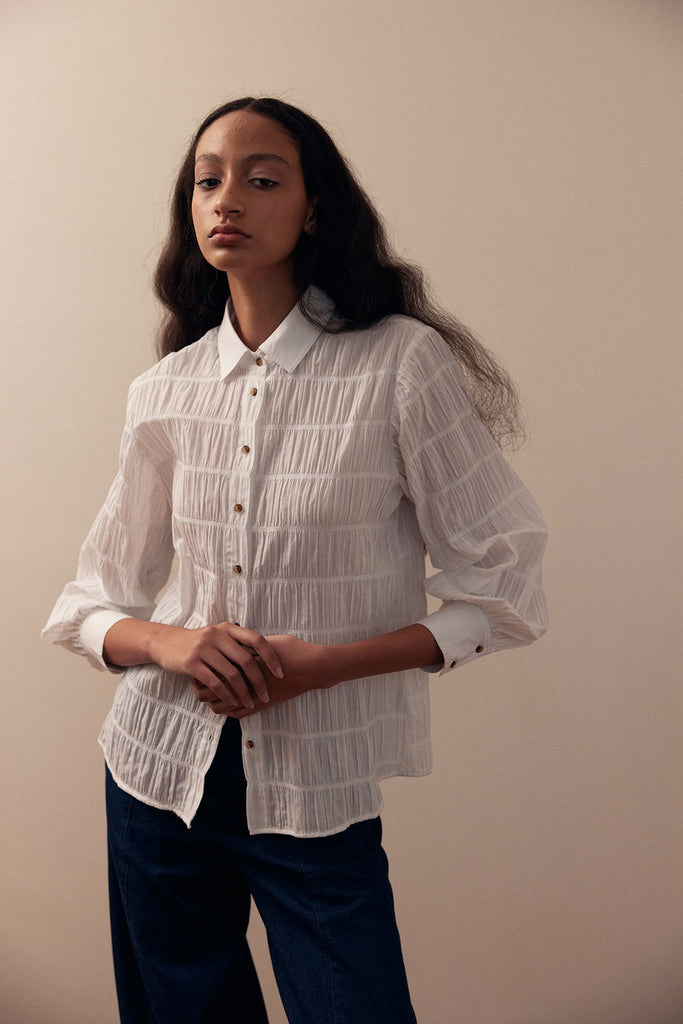Smocked Shirt Cotton - Sal