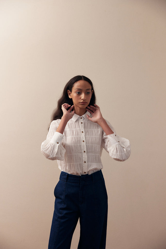 Smocked Shirt Cotton - Sal