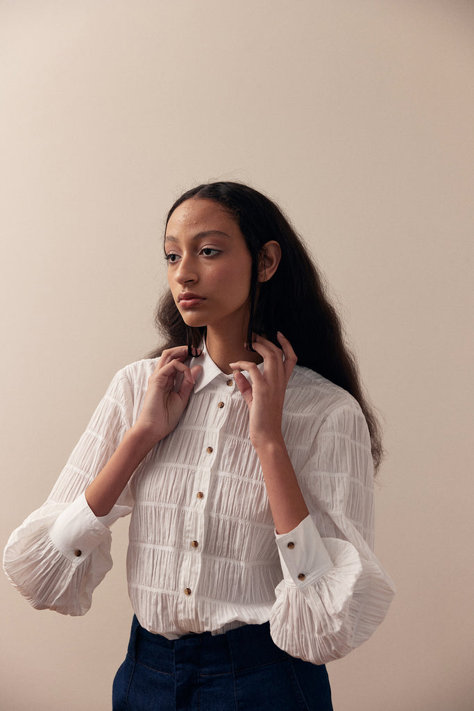 Smocked Shirt Cotton - Sal