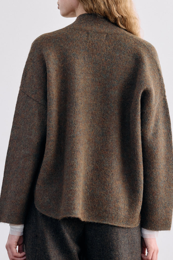 Felted Alpaca Cardigan - Bosque