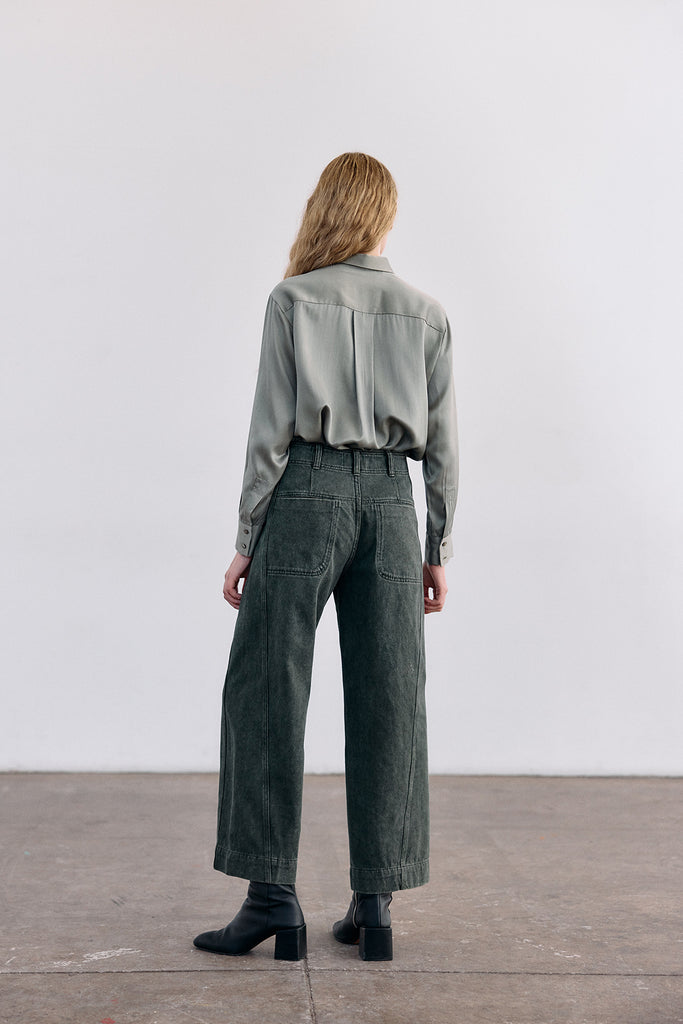 Jeans Recto Denim Reciclado - Bosque