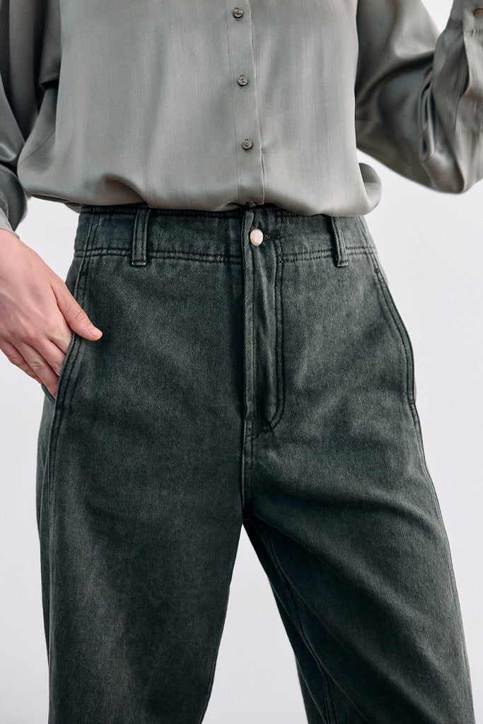 Jeans Recto Denim Reciclado - Bosque