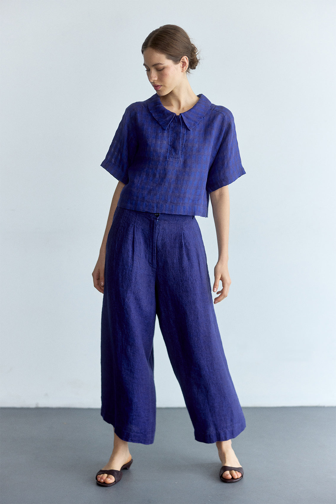 Pantalón Ancho Lino - Ultramar