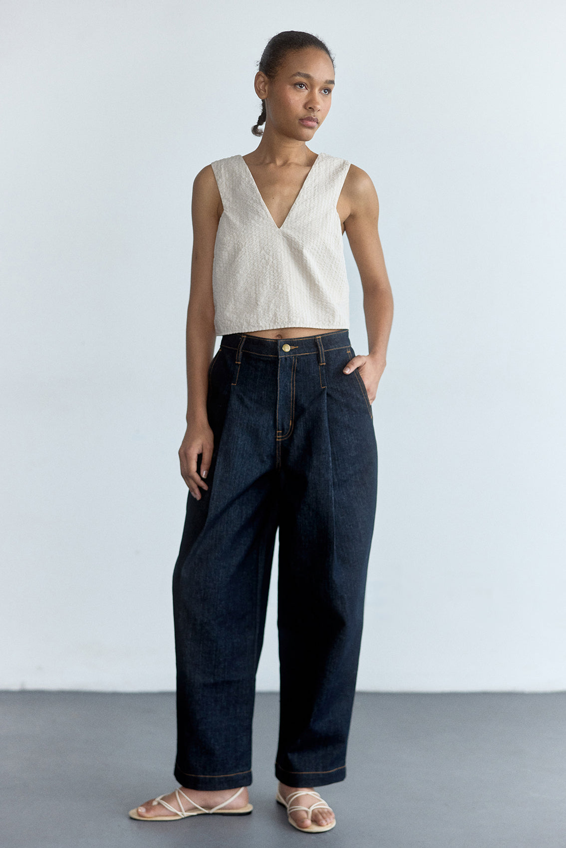[COMING SOON] Jeans Pinzados Algodón - Índigo