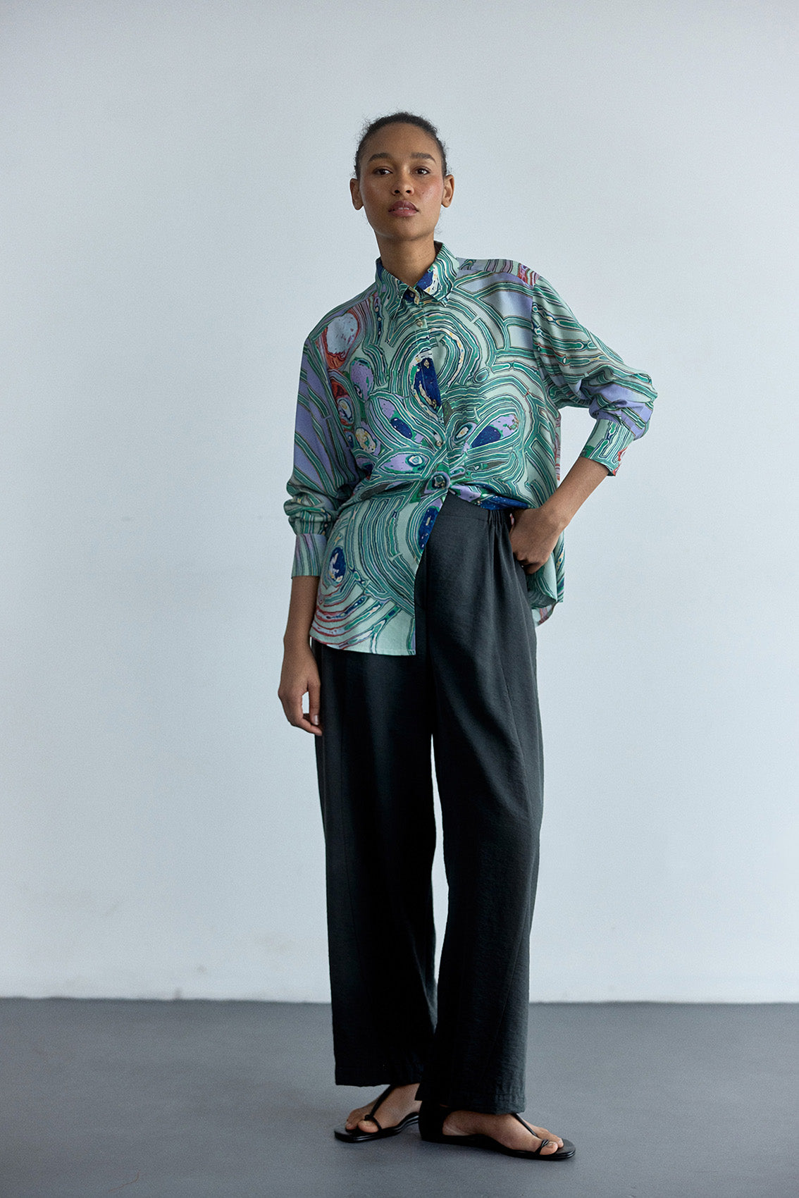 PREVENTA: Blusa Seda Colomba Fontaine • SISA - Flora
