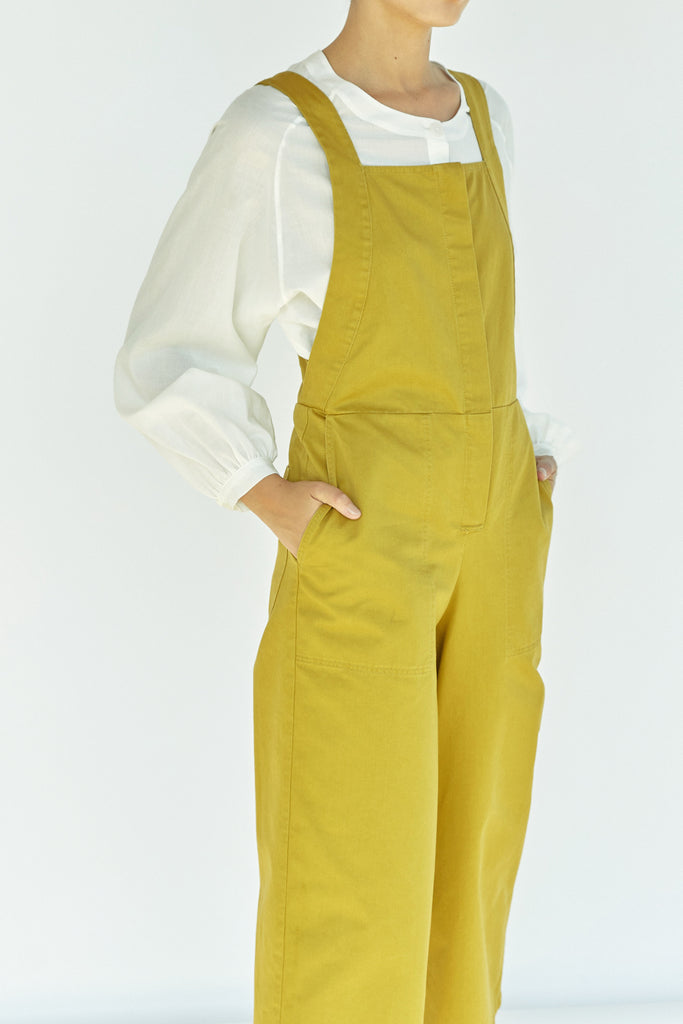 Wide Leg Overall Jumpsuit - Polen