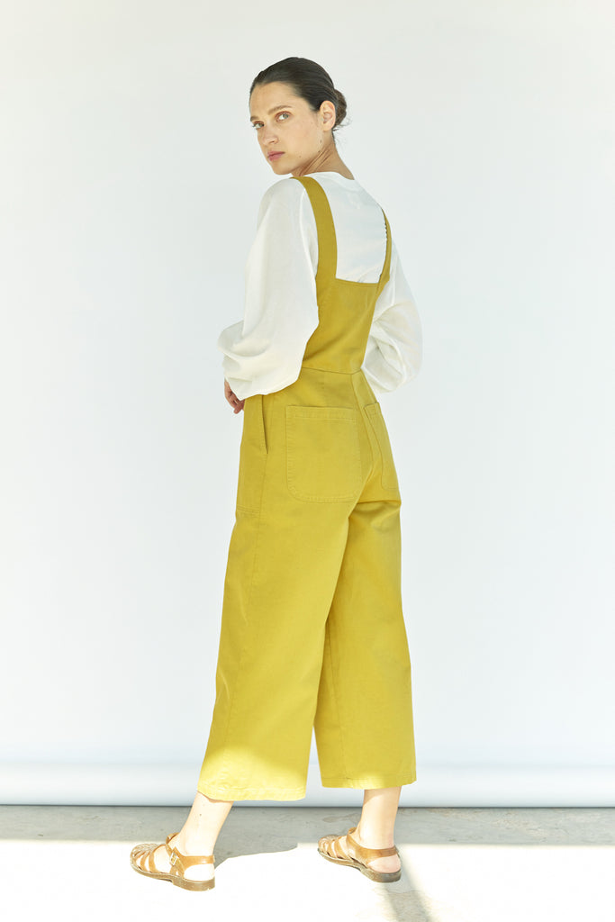 Wide Leg Overall Jumpsuit - Polen