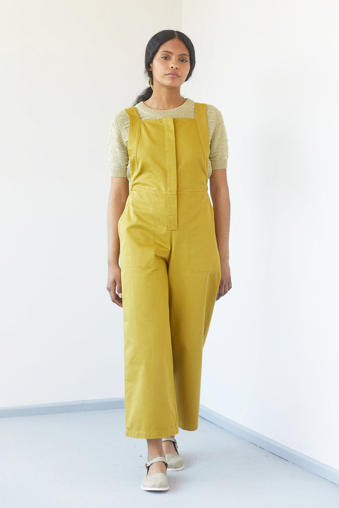 Wide Leg Overall Jumpsuit - Polen