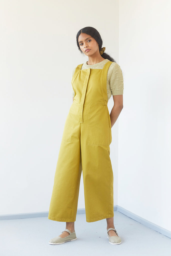 Wide Leg Overall Jumpsuit - Polen