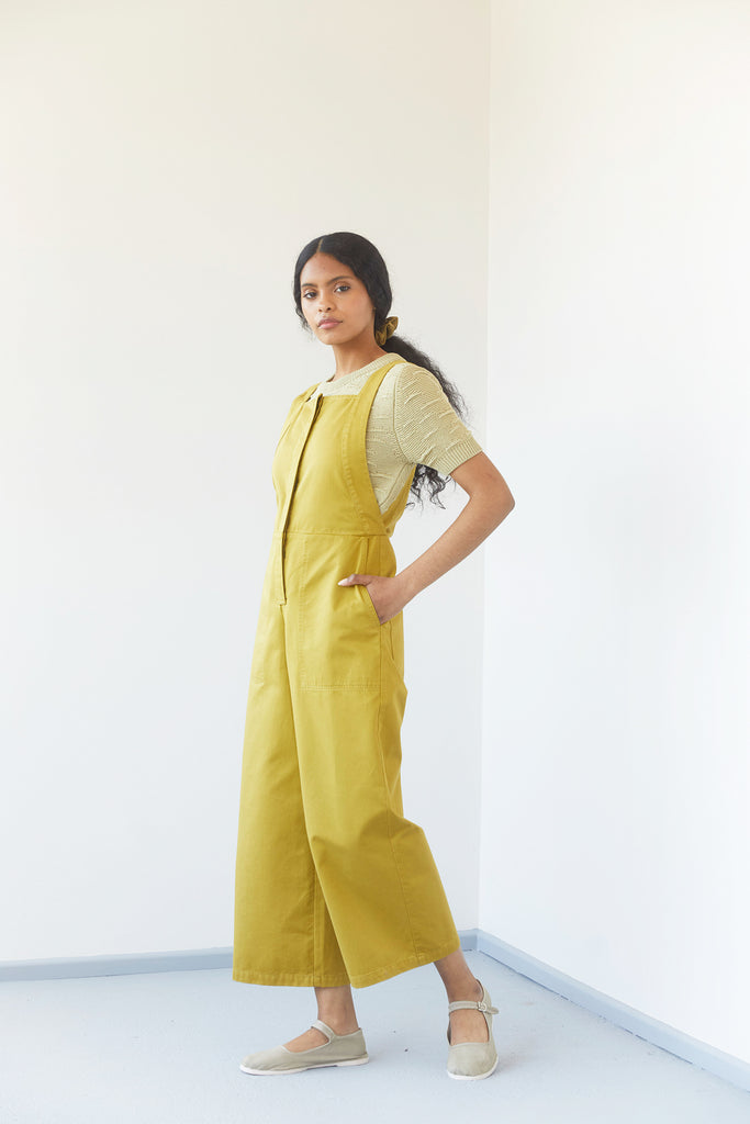 Wide Leg Overall Jumpsuit - Polen