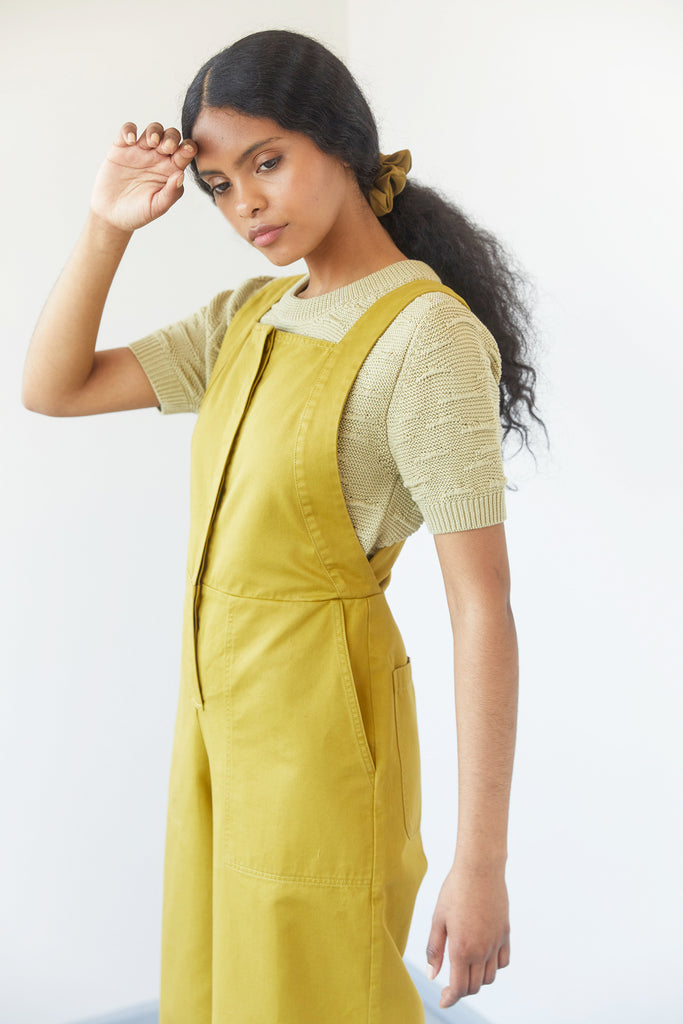 Wide Leg Overall Jumpsuit - Polen