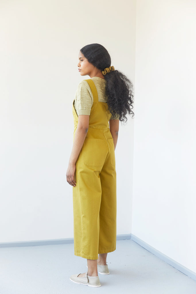 Wide Leg Overall Jumpsuit - Polen