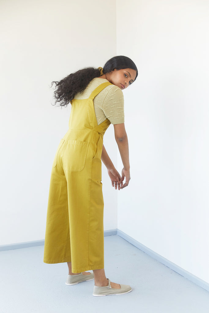 Wide Leg Overall Jumpsuit - Polen